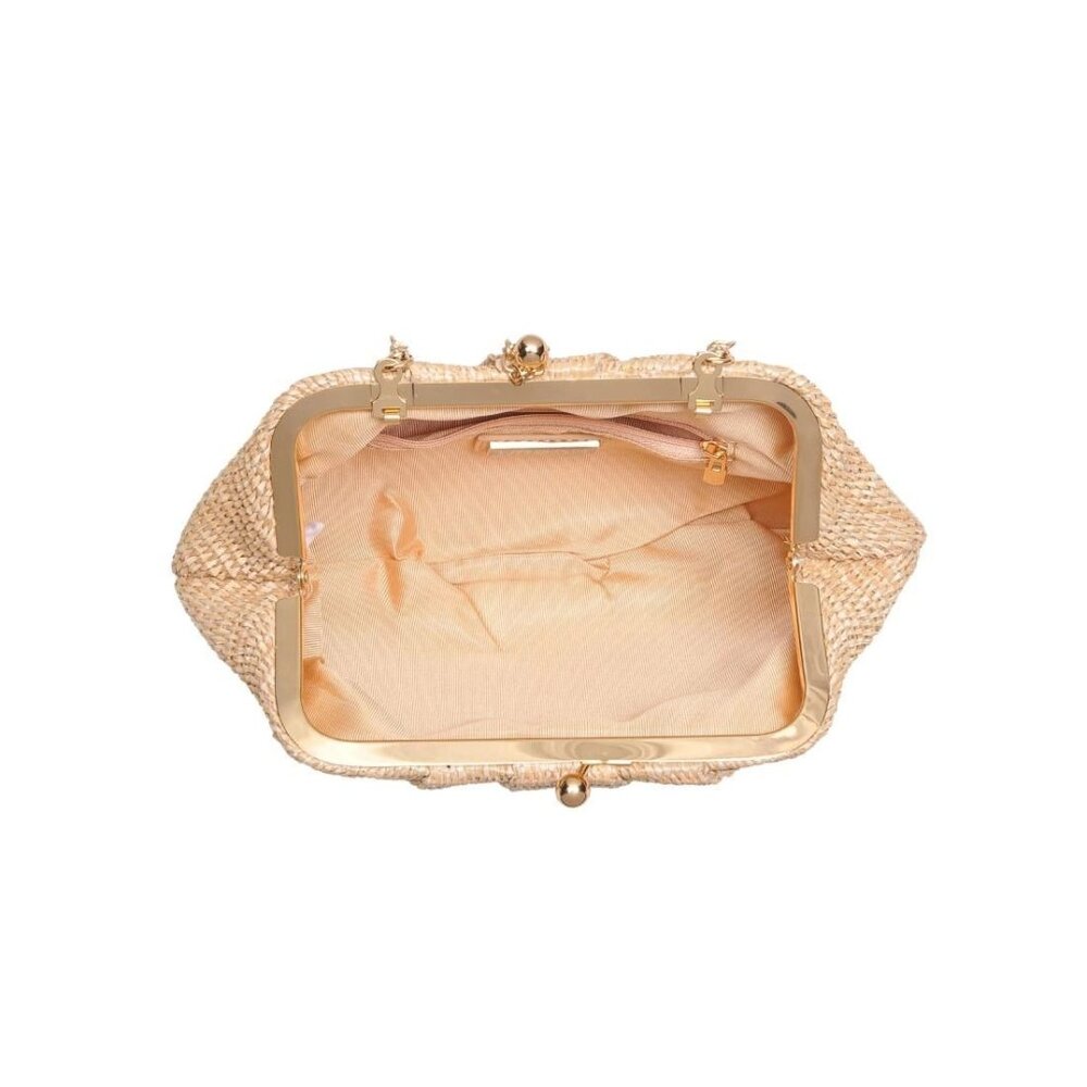 TRIANA STRAW FRAME CLUTCH - Picture 4 of 7
